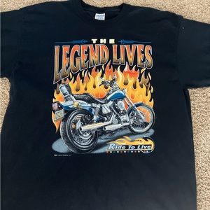 Harley legends live vintage t